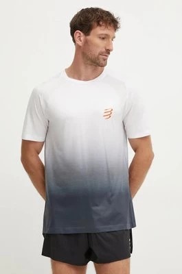 Zdjęcie produktu Compressport t-shirt do biegania Performance kolor szary wzorzysty ATSM4920