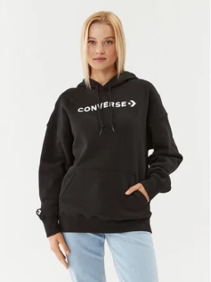 Zdjęcie produktu Converse Bluza Wordmark Fleece Hoodie Emb 10025690-A06 Czarny Regular Fit