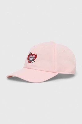 Zdjęcie produktu Converse czapka z daszkiem kolor różowy z aplikacją