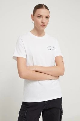 Zdjęcie produktu Converse t-shirt bawełniany damski kolor biały