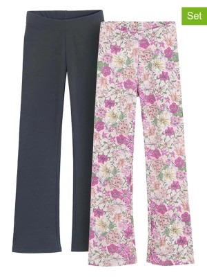 Zdjęcie produktu COOL CLUB Spodnie (2 pary) w kolorze antracytowo-fioletowo-beżowym rozmiar: 146