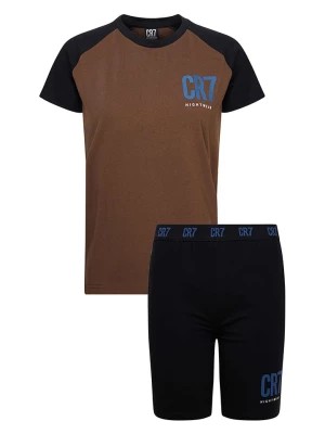 Zdjęcie produktu CR7 Piżama w kolorze czarno-brązowym rozmiar: 152