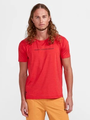 Zdjęcie produktu Craft Koszulka kolarska "ADV Gravel" w kolorze czerwonym rozmiar: M