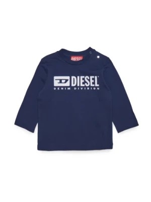 Zdjęcie produktu Crew-neck jersey T-shirt z logo Diesel