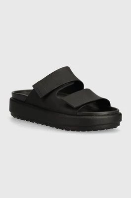 Zdjęcie produktu Crocs klapki Brooklyn Luxe Sandal damskie kolor czarny na platformie 209586.060