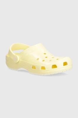 Zdjęcie produktu Crocs klapki Classic High Shine Clog damskie kolor żółty 209609