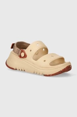 Zdjęcie produktu Crocs klapki Classic Hiker Xscape damskie kolor beżowy na platformie 208181