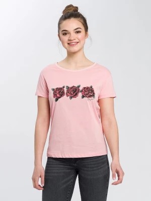 Zdjęcie produktu Cross Jeans Koszulka w kolorze jasnoróżowym rozmiar: XL
