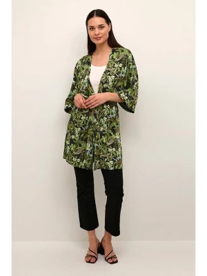 Zdjęcie produktu CULTURE Kimono "Tenna" w kolorze zielonym rozmiar: M