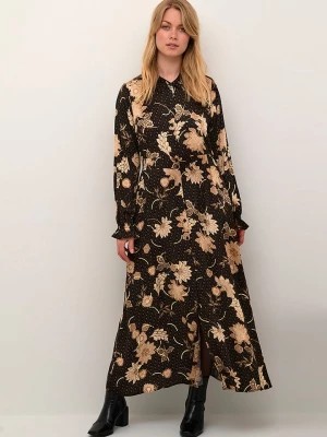 Zdjęcie produktu CULTURE Sukienka "Tamo" w kolorze czarno-beżowym rozmiar: L