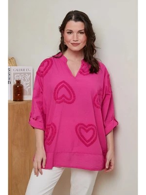 Zdjęcie produktu Curvy Lady Bluzka w kolorze różowym rozmiar: 44/46