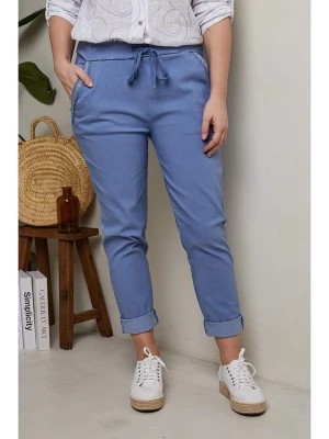Zdjęcie produktu Curvy Lady Spodnie w kolorze niebieskim rozmiar: 48/50