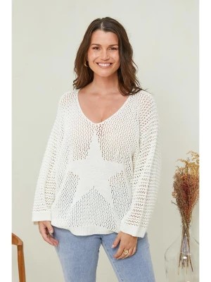 Zdjęcie produktu Curvy Lady Sweter w kolorze białym rozmiar: 48/50