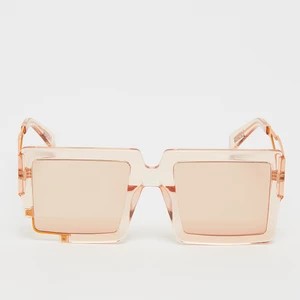 Zdjęcie produktu Okulary przeciwsłoneczne unisex - beż, marki LusionBags, w kolorze Różowy, rozmiar