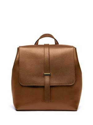 Zdjęcie produktu CXL by Christian Lacroix Skórzany plecak "Foch" w kolorze jasnobrązowym - (D)15 x (S)12 x (W)27 cm rozmiar: onesize