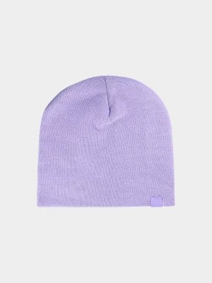 Zdjęcie produktu Czapka beanie dziecięca - fioletowa 4F