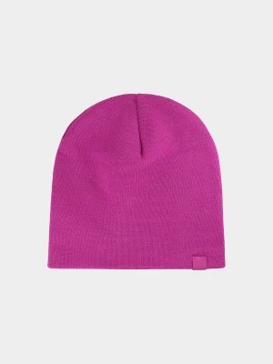 Zdjęcie produktu Czapka beanie dziecięca - fioletowa 4F