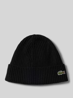 Zdjęcie produktu Czapka beanie o grubym ściegu z wełny Lacoste Sport