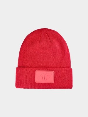 Zdjęcie produktu Czapka beanie uniseks - czerwona 4F