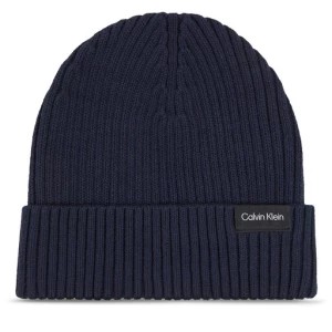 Zdjęcie produktu Czapka Calvin Klein Classic Cotton Rib Beanie K50K510982 Granatowy