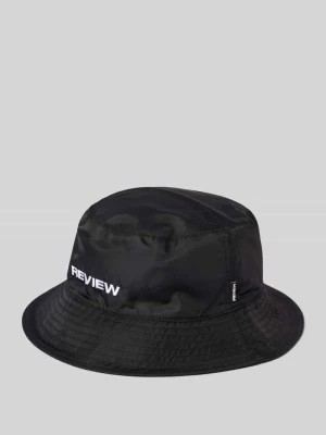 Zdjęcie produktu Czapka typu bucket hat z wyhaftowanym logo REVIEW