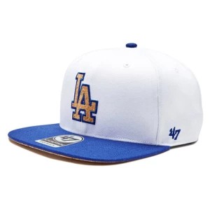 Zdjęcie produktu Czapka z daszkiem 47 Brand MLB Los Angeles Dodgers Corkscrew 47 CAPTAIN B-CORKS12WBP-WH Biały