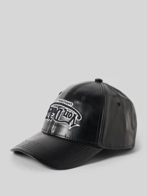 Zdjęcie produktu Czapka z daszkiem z imitacji skóry model ‘DETROID’ Von Dutch