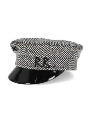 Zdjęcie produktu Czarna czapka z daszkiem z haftowanym logo Ruslan Baginskiy