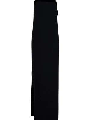 Zdjęcie produktu Czarna Jedwabna Sukienka z Gorsetem Tom Ford