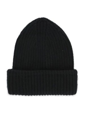 Zdjęcie produktu Czarna kaszmirowa czapka beanie dla kobiet Avant Toi