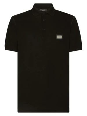 Zdjęcie produktu Czarna kolekcja T-shirtów i Polo Dolce & Gabbana