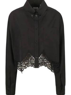 Zdjęcie produktu Czarna koszula z bawełny - P.w92.Z11.1Rc:143555 Burberry