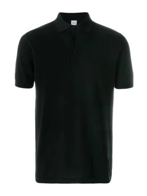 Zdjęcie produktu Czarna Koszulka Polo dla Mężczyzn Aspesi