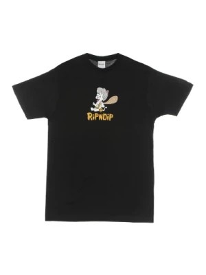 Zdjęcie produktu Czarna koszulka Streetwear dla mężczyzn Ripndip