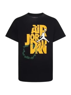 Zdjęcie produktu Czarna koszulka z grafiką dla dzieci Jordan