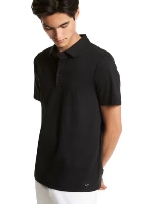 Zdjęcie produktu Czarna koszulka z logo dla mężczyzn Michael Kors