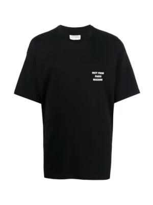 Zdjęcie produktu Czarna koszulka z logo Drole de Monsieur