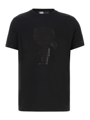 Zdjęcie produktu Czarna Koszulka z Logo Karl Lagerfeld