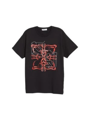 Zdjęcie produktu Czarna Koszulka z Logo w Klasycznym Fasonie Givenchy