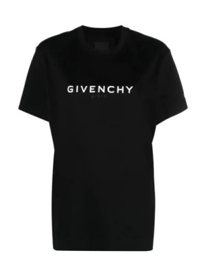 Zdjęcie produktu Czarna Koszulka z Logo z Bawełny Givenchy