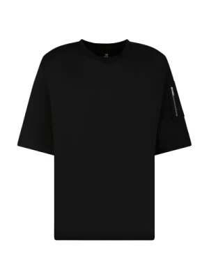 Zdjęcie produktu Czarna koszulka z unikalnym szyciem Thom Krom