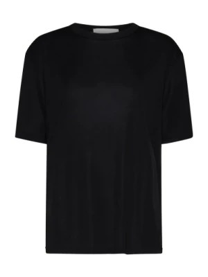 Zdjęcie produktu Czarna koszulka z unikalnym wzorem Studio Nicholson