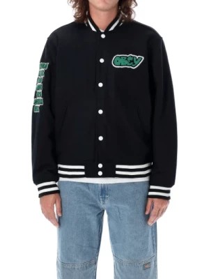 Zdjęcie produktu Czarna Kurtka Roll Call Varsity Obey