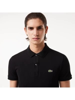 Zdjęcie produktu Czarna męska koszulka polo - ponadczasowa Lacoste