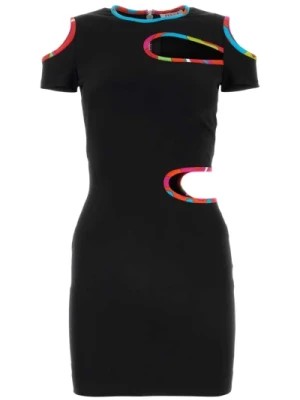 Zdjęcie produktu Czarna Mini Sukienka z Elastanu Emilio Pucci