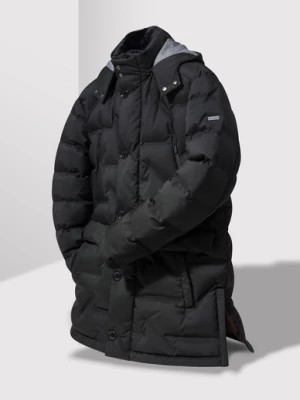 Zdjęcie produktu Czarna pikowana kurtka z kapturem Pako Lorente