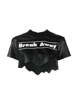 Zdjęcie produktu Czarna skórzana koszulka Break Away Ssheena