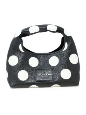 Zdjęcie produktu Czarna Skórzana Mini Sack Bag Marc Jacobs