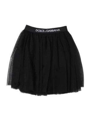 Zdjęcie produktu Czarna Spódnica z Warstwami Tiulu Dolce & Gabbana