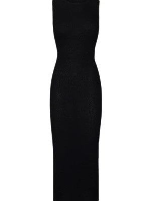 Zdjęcie produktu Czarna Sukienka Bez Rękawów z Krzyżującymi się Plecami Antonino Valenti